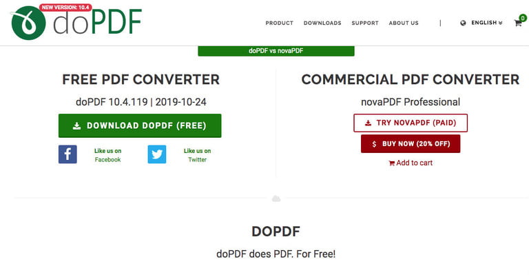 دانلود نرم افزار doPDF